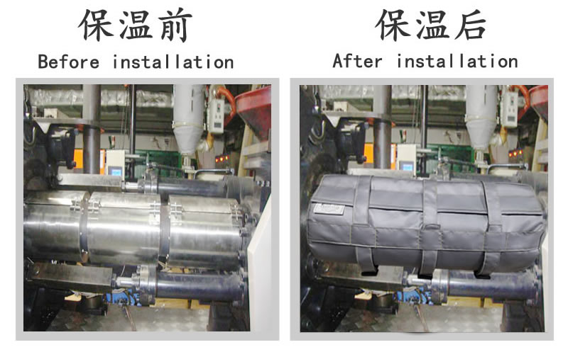 江蘇某玩具廠(chǎng) 注塑機(jī)炮筒保溫套項(xiàng)目案例